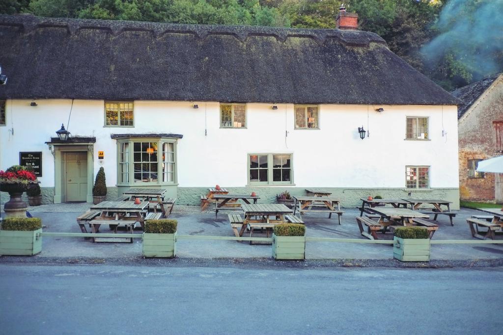 Hambro Arms Hotel Milton Abbas Eksteriør billede